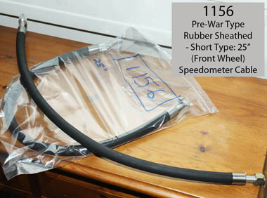 Rubber Sheathed Pre War Speedo Cable